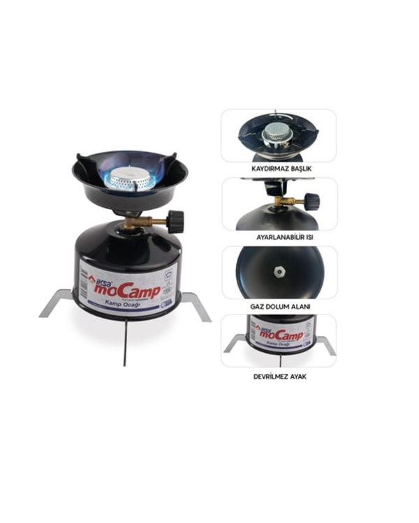 Dayanıklı Paslanmaz ve Yüksek Isı Dayanımlı Kamp Ocağı – Uzun Süreli Kullanım İçin - Görsel 5