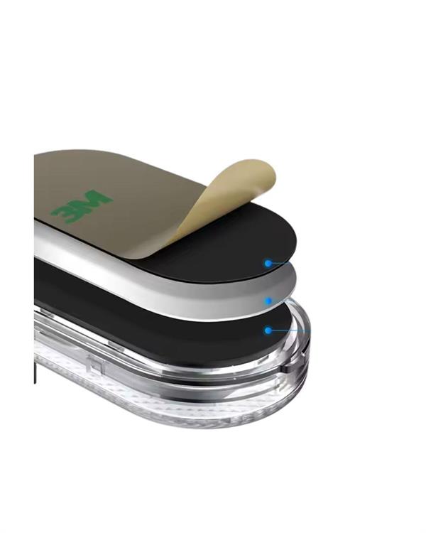 Araç İçi Dekorasyon İçin Manyetik ve Yapışkanlı LED Ambiyans Lambası - Görsel 3