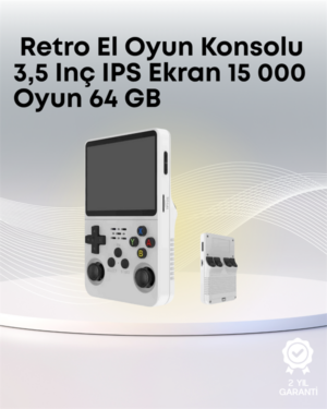 R36S 64 GB Retro El Konsolu – Gelişmiş Donanım ve Özelleştirilebilir Yazılım Yapısı