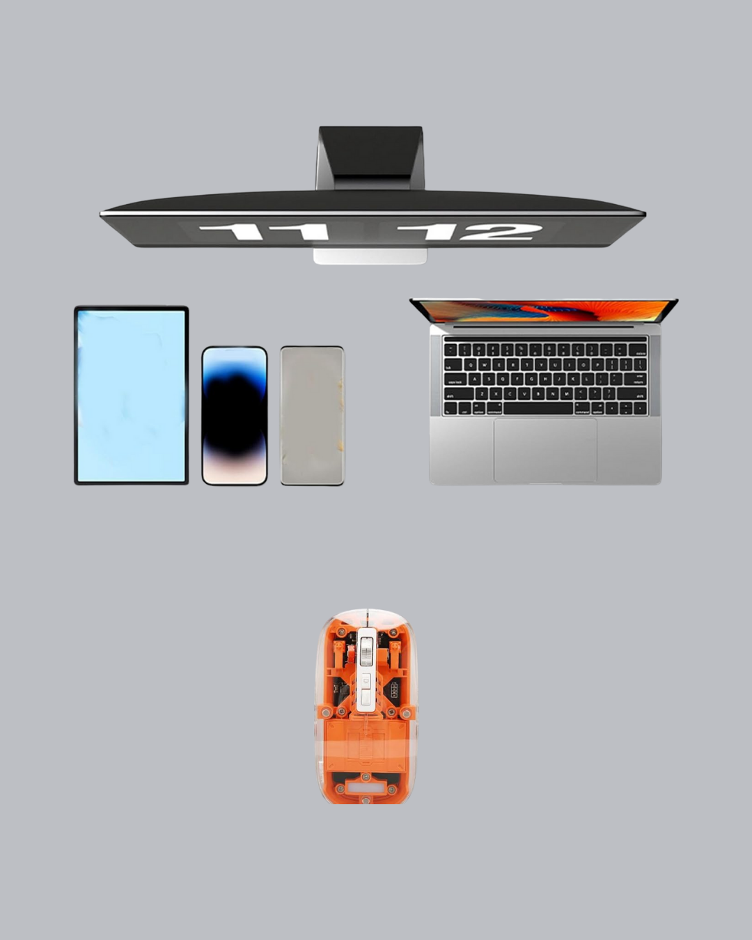 Kablosuz Sessiz Ergonomik ve Şarjlı Fare - Gelişmiş Çoklu Cihaz Desteği - Görsel 4