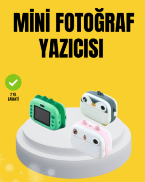 Baskı Kamera – Çift Lensli Anında Baskı ve 10X Zoom Özellikli Dijital Fotoğraf Makinesi