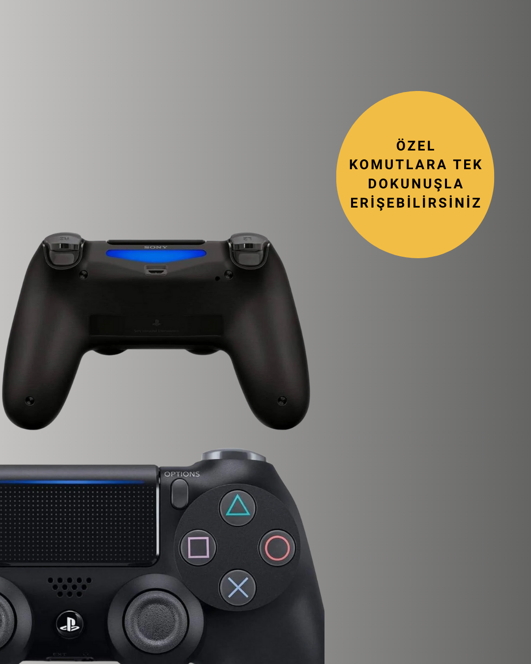 Ergonomik Tasarımlı Oyun Kolu – Hassas Tetikler ve Analog Stickler - Görsel 5