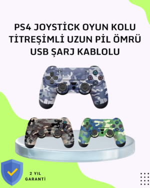Uzun Pil Ömürlü Oyun Kolu – USB ile Hızlı Şarj Desteği