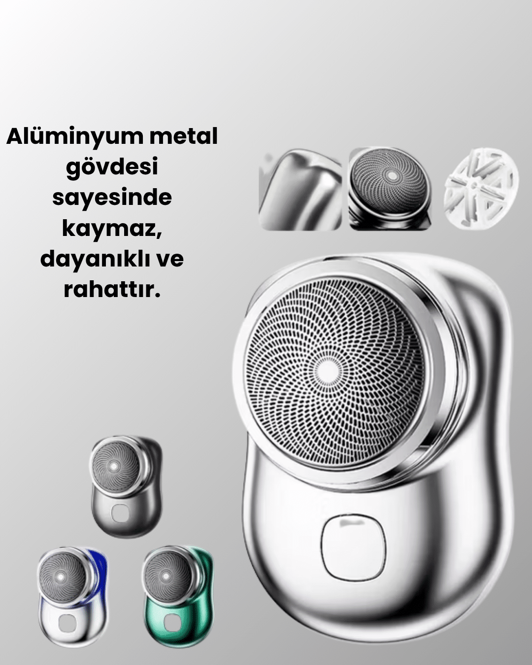 Islak-Kuru Kullanımlı Suya Dayanıklı Mini Tıraş Cihazı - Görsel 4