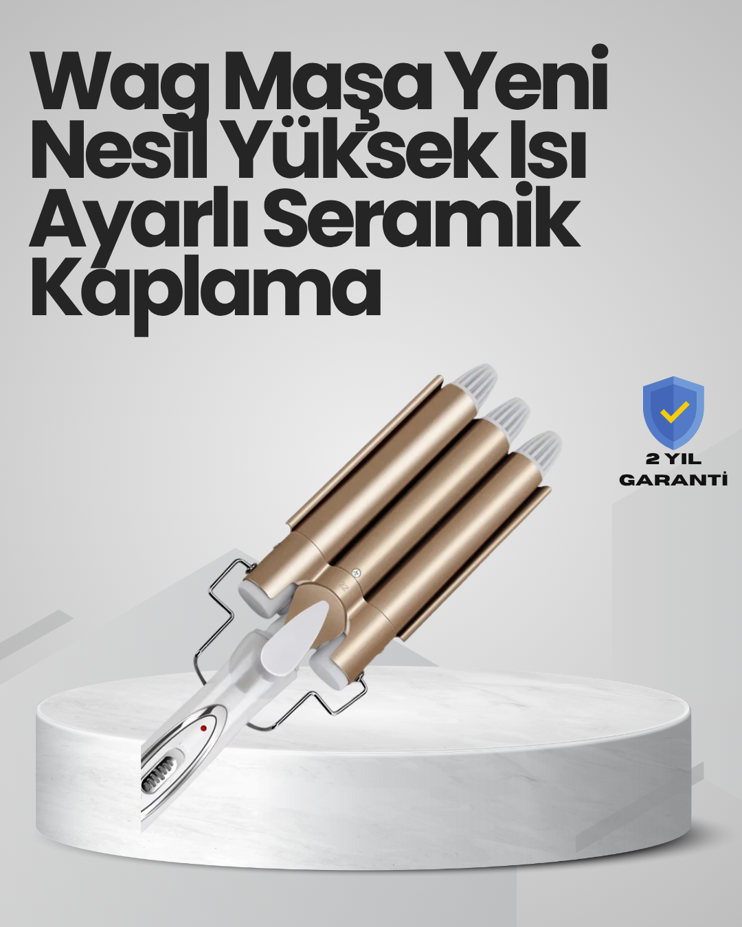 Bukle Saç Maşası – Kolay Kullanım Sağlıklı Bukleler yüksek ısılı