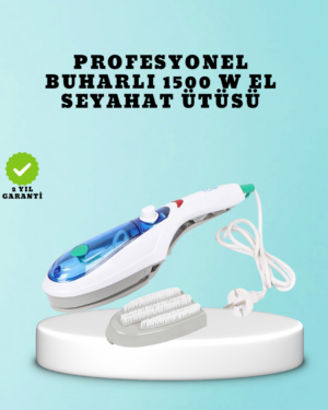 Kompakt Seyahat Ütüsü 1500W | Koku Giderici Buhar Fonksiyonlu