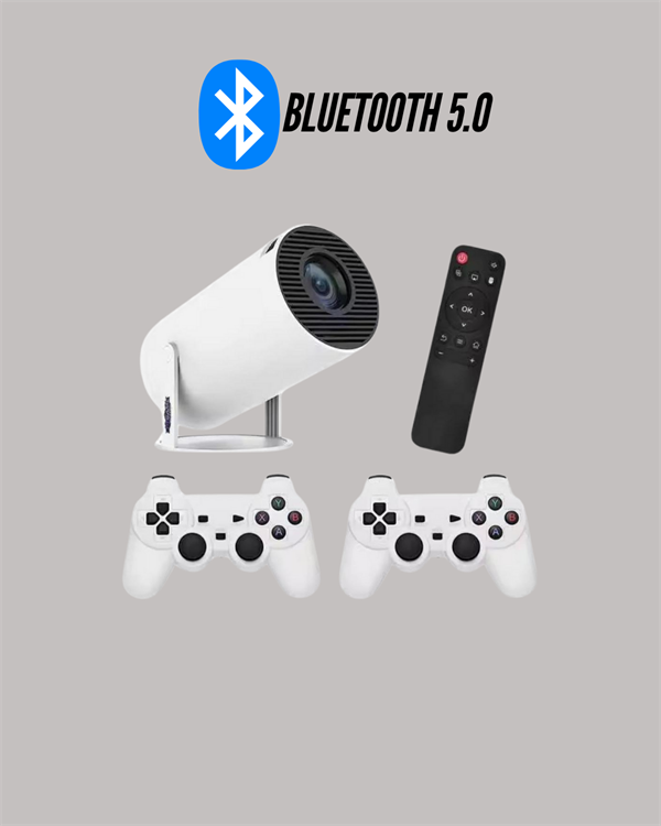 Portatif 4K Projeksiyon – 4.000 Uygulama Kablosuz Yansıtma ve Bluetooth 5.0 - Görsel 4