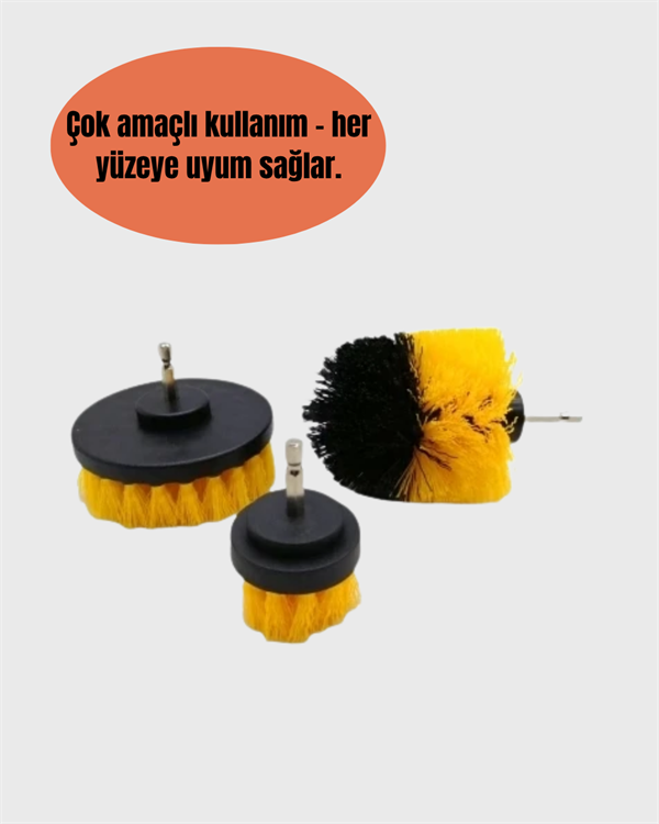 Banyo Mutfak Jant ve Fayans Temizliği İçin Uygun Matkap Başlığı - Görsel 3