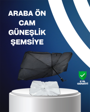 Isı ve UV Engelleyici Güneşlik – 360° Bükülebilir Şemsiye Sapı ile Konfor
