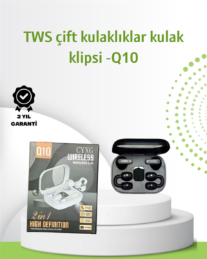 Q10 Bluetooth Kulaklık – Hafif Şık Tasarım Güçlü Pil ve Net Çağrı Kalitesi