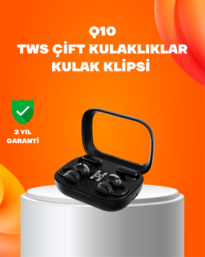 Q10 Bluetooth 5.4 Kablosuz Kulaklık – Dokunmatik Uzun Pil Ömrü Type-C Şarj