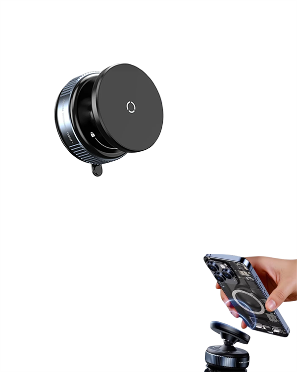 360° Ayarlanabilir Manyetik Araç Telefon Tutucu – Kompakt ve Pratik Tasarım - Görsel 2