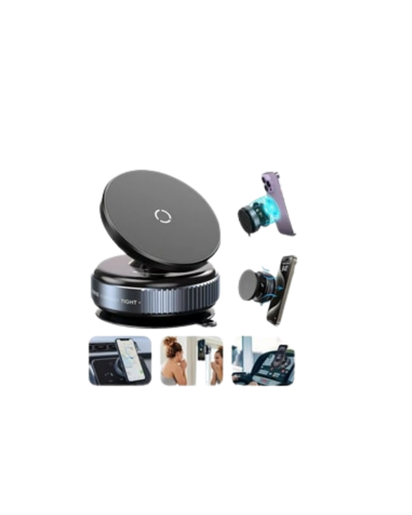 Çift Taraflı Vakum Emme Özellikli 4.7+ İnç Telefon Tutucu – Güvenli Sabitleme - Görsel 3