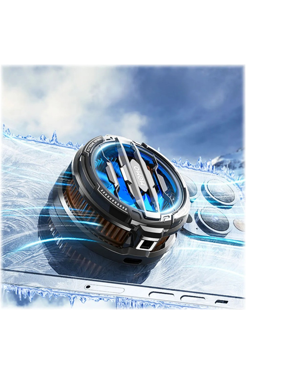 Telefon Soğutucu | LED Işık Efektli | Power Aparatlı | Sessiz ve Taşınabilir Model - Görsel 5