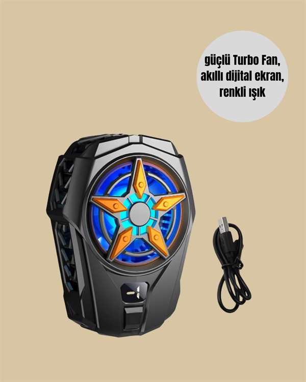 Yarı İletken Soğutmalı Mobil Fan – Akıllı Telefonlar İçin Soğutucu - Görsel 3