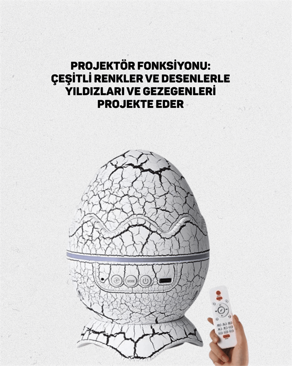 Ayarlanabilir Parlaklık ve Sis Efektli Atmosfer Lambası