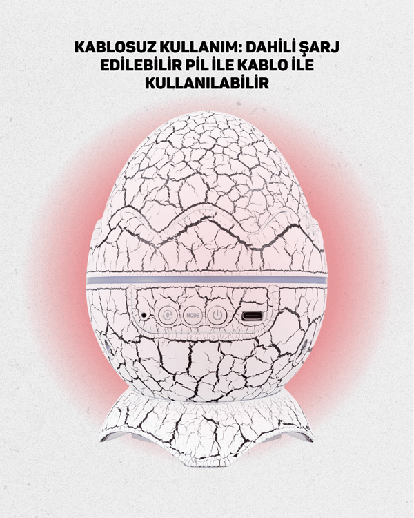 Ayarlanabilir Parlaklık ve Sis Efektli Atmosfer Lambası - Görsel 4