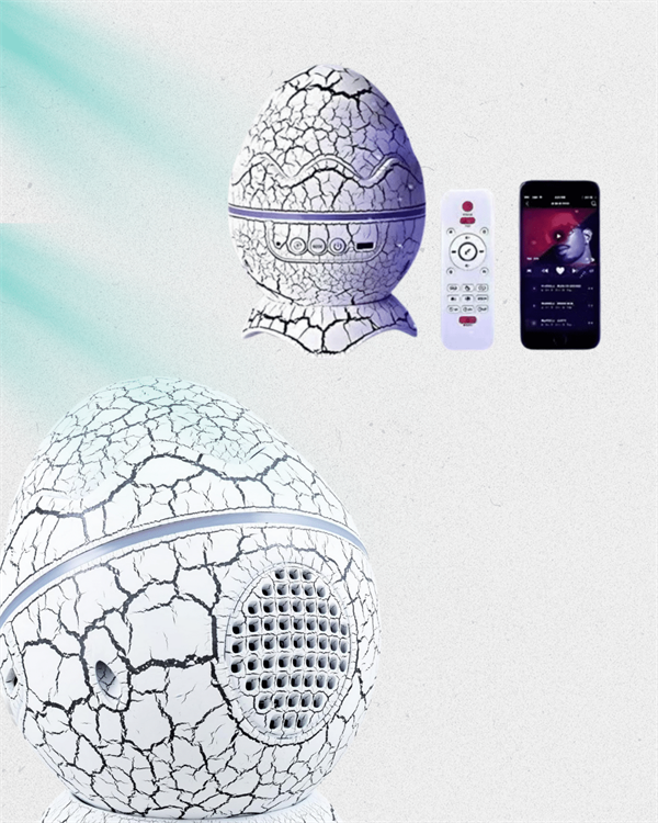 Uzaktan Kumandalı USB Girişli Döner Projektör Lamba - Görsel 5