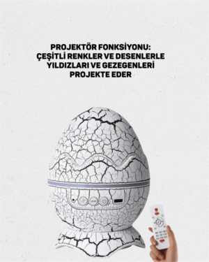 Bluetooth Hoparlör Özellikli 7 Renkli Gece Aydınlatması