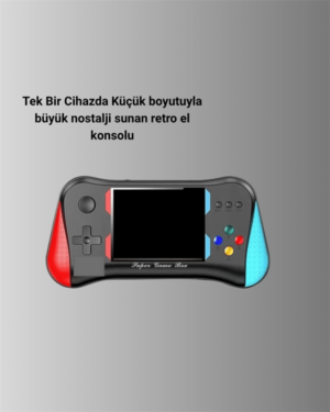 X7M Vintage 3.5 İnç 500’ü 1 Arada Klasik Oyun Konsolu