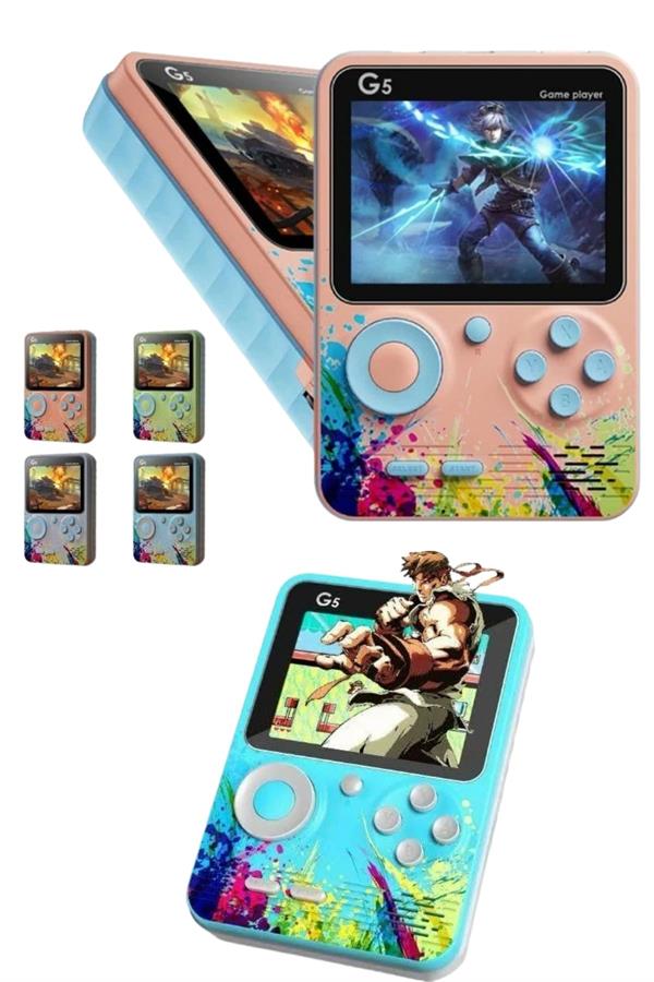 Çocuklara Özel 4K HD Retro Oyun Konsol El Atari Taşınabilir 500 Oyunlu - Görsel 4