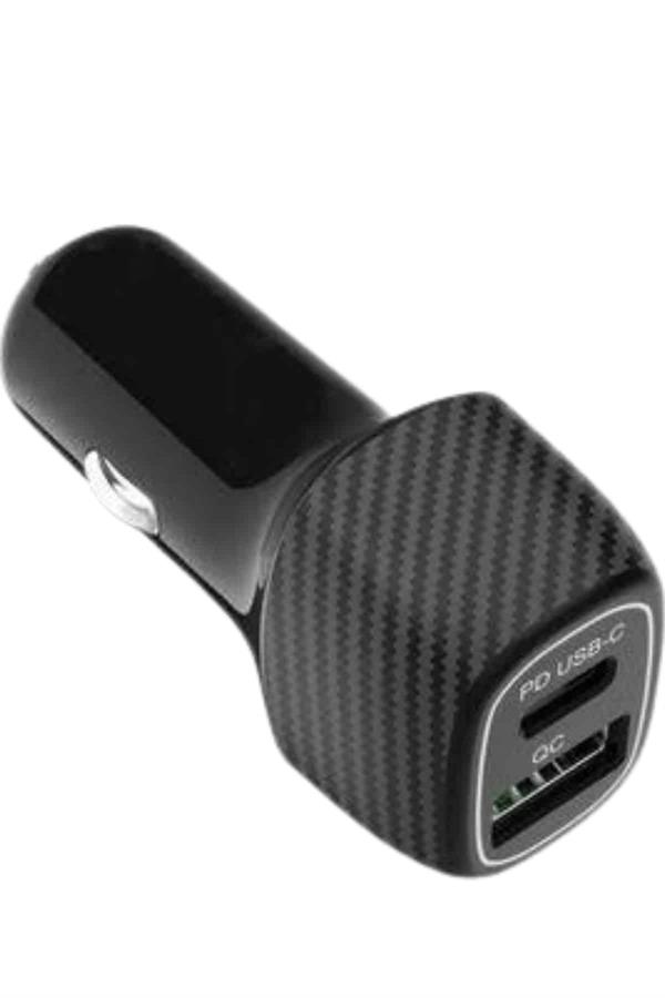38W USB Type-C Girişli Oto Çakmaklık Araç İçi Hızlı Şarj Çakmaklık Şarj Aleti - Görsel 3