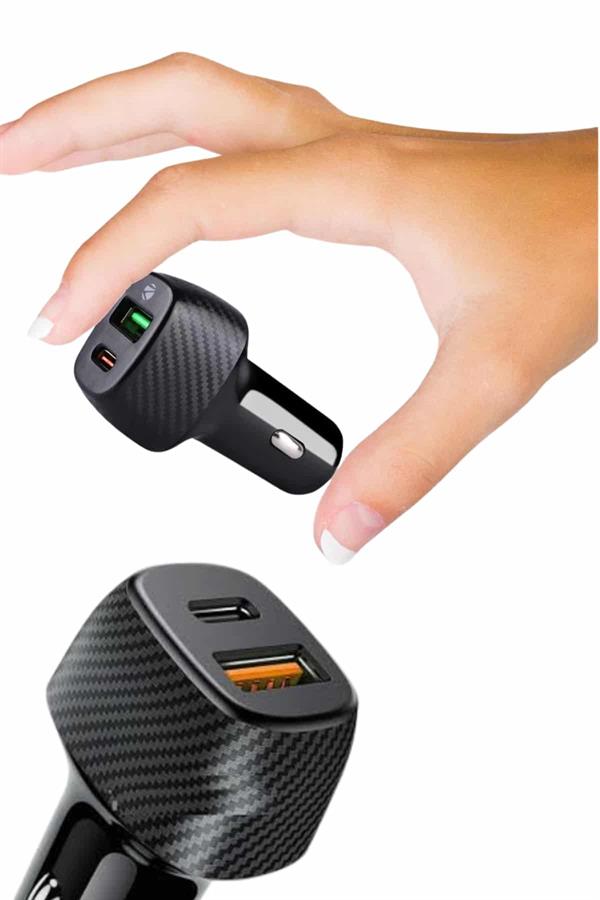 Type-C Girişli Araba Çakmaklık Şarj Cihazı 38W Oto Çakmaklık - Görsel 4