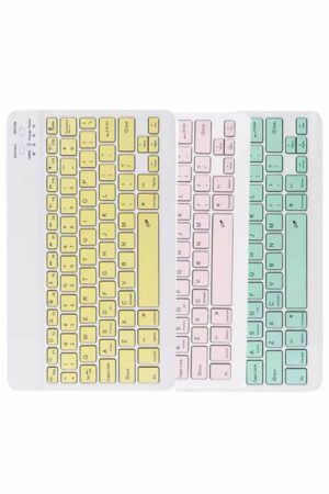 Bluetooth Şarj Edilebilir Mini Q Klavye Kablosuz Taşınabilir