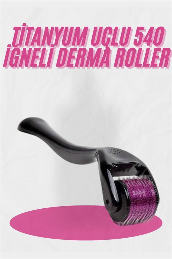 Dermaroller Titanyum 540 Iğneli 1 Mm Saç Kaş Sakal Serum Kullanıma Uygun - Görsel 2