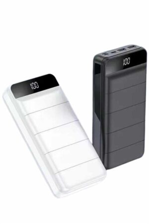 Powerbank 50.000 Mah Dijital Göstergeli Taşınabilir 4 Portlu Hızlı Powerbank