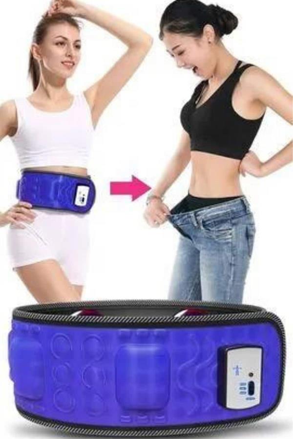 5 Motorlu Titreşimli Masaj Aleti Masaj Kemeri Göbek Bel İnceltmeye Uygun - Görsel 3