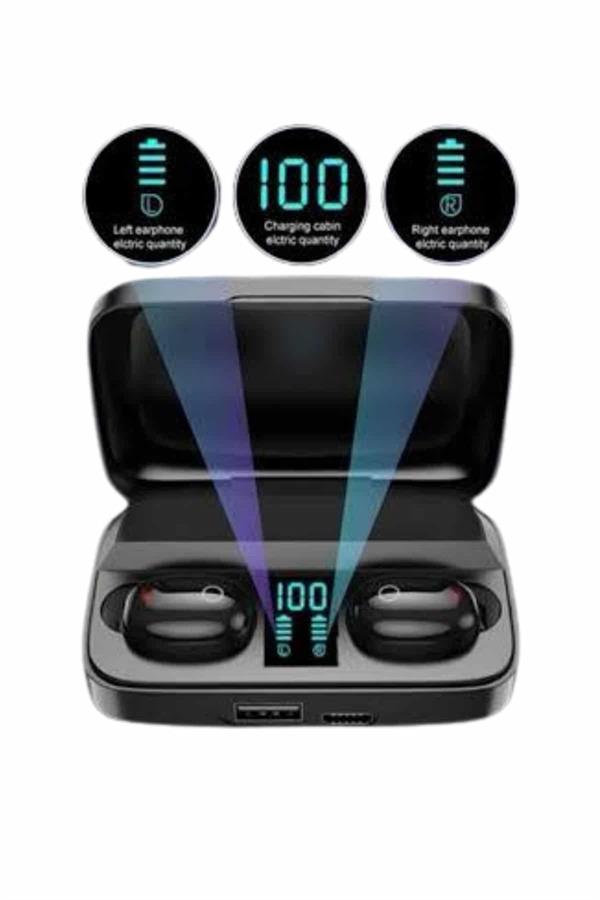 Kablosuz Dijital Göstergeli Çağrı Cevaplayabilen TWS 5.0 Bluetooth Kulaklık - Görsel 4