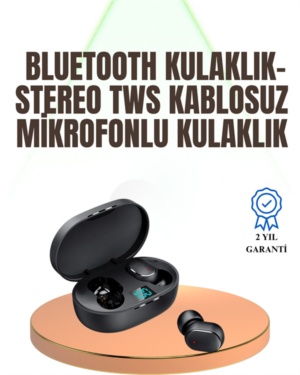 Kablosuz Kulak İçi Bluetooth Kulaklık Stereo Dokunmatik Kontrollü Kulaklık