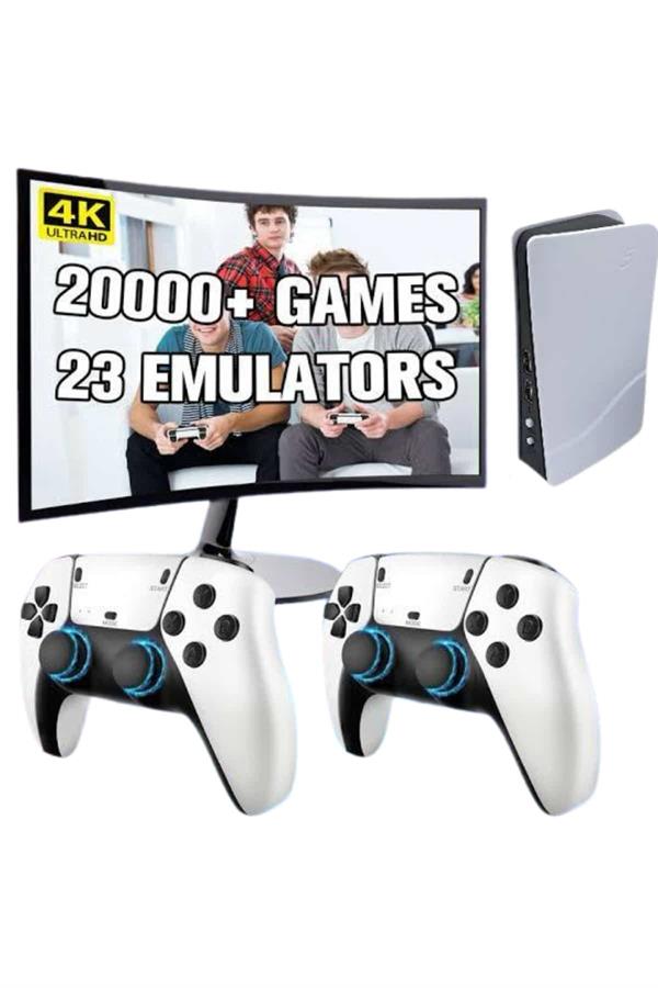 Yeni nesil 4k Hd 2.4g Kablosuz Kol 3000 Oyunlu Game Station Retro Atari Game Box - Görsel 5