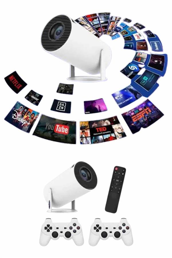 Full HD 8 GB Ayaklı Çift Kollu 4K Video Oyun Konsolu Taşınabilir - Görsel 3