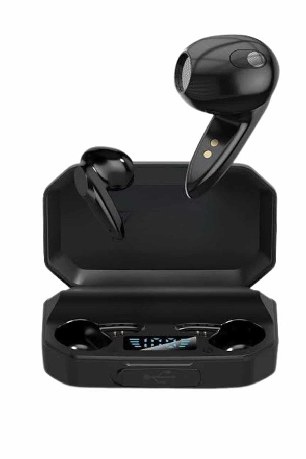 Rgb Işıklı Çift Mikrofonlu Siyah Profesyonel Oyuncu Kulaklığı Kablosuz Kulakiçi - Görsel 3