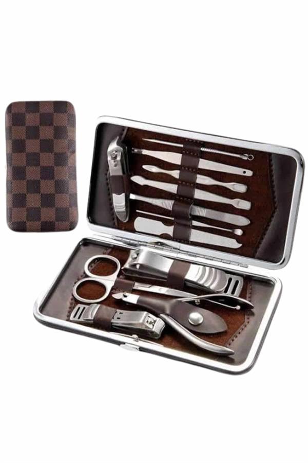 Tırnak Bakımı Tırnak Makası Profesyonel 12 Parça El Ayak Manikür Pedikür Seti - Görsel 3