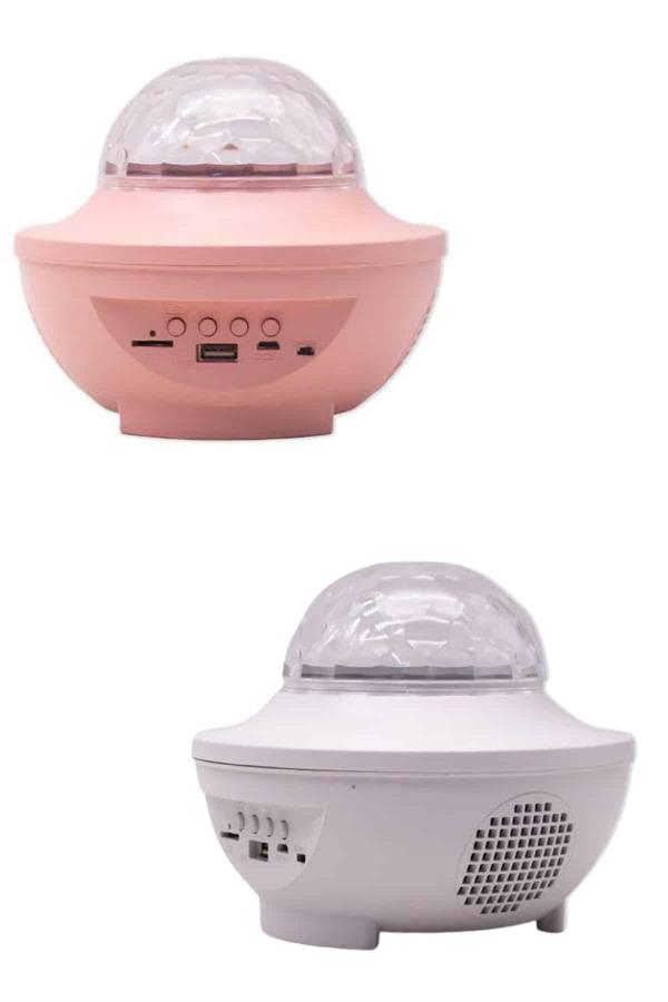 Dönen Işıklı Disko Topu Projektör Müzik Çalarlı Disco Speaker - Görsel 4