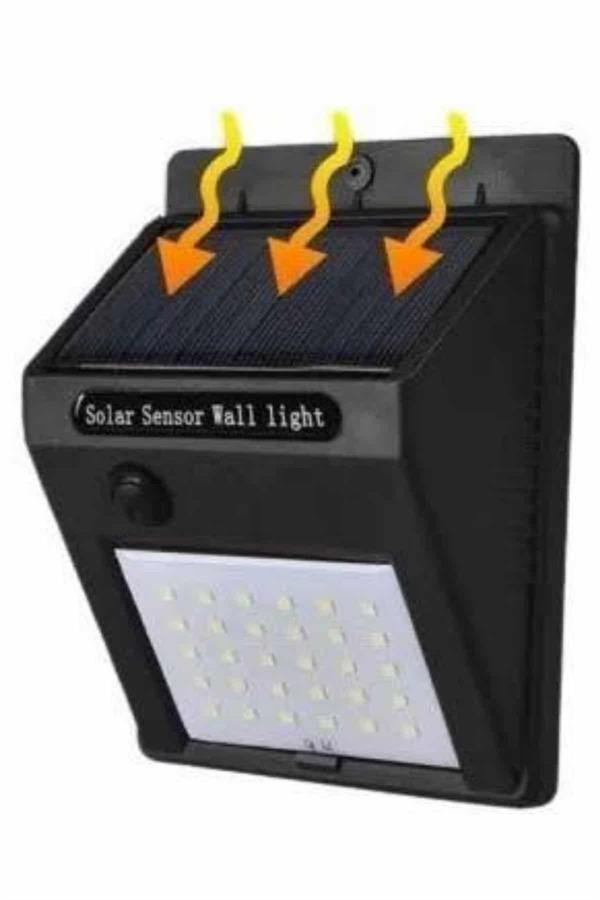 Solar Dekoratif Lambası Sensörlü Led Işık Bahçe Aydınlatma - Görsel 5