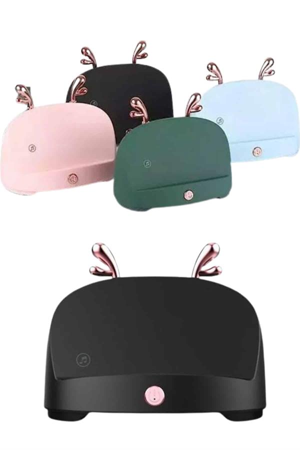 Bluetooth Hoparlör Uzun Pil Ömrü Yüksek Ses Kaliteli Kablosuz Telefon Tutma - Görsel 5