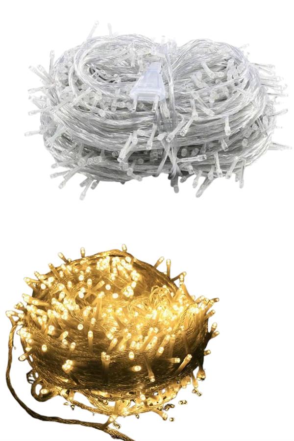 Dış Mekan Led Aydınlatma 10 Metre Gün Işığı Led Işık Pilli - Görsel 4