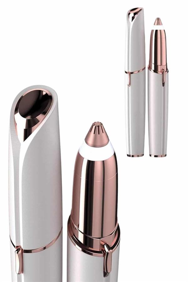 Kaş Bıyık Epilasyon Aleti İnce Uçlu Yüz Için Tüy Alıcı Pilli - Görsel 5