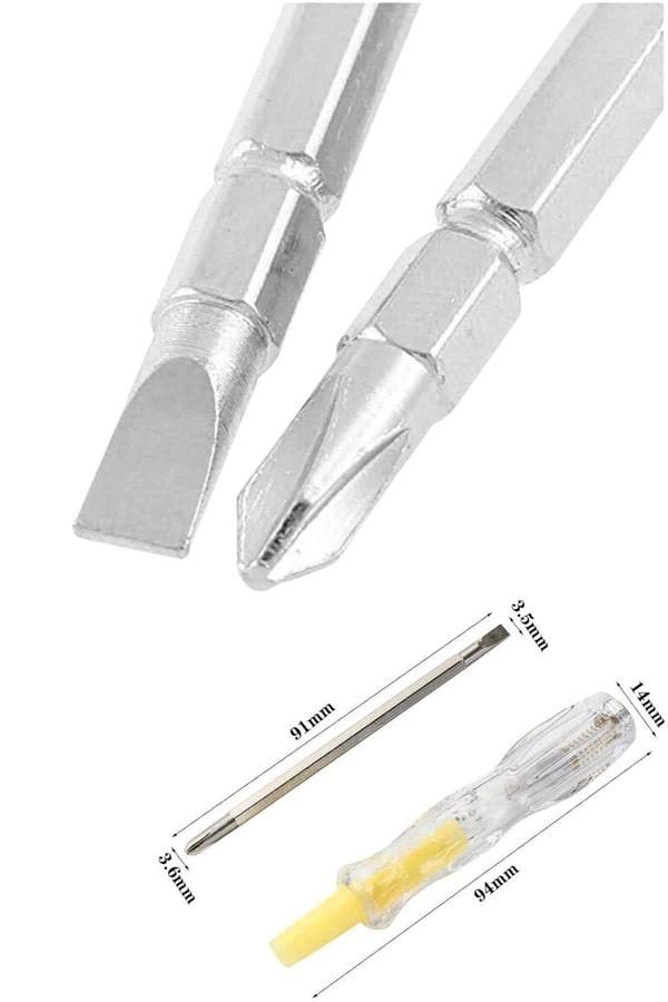 Kontrol Kalemi Çift Taraflı Uçlu Elektrik Akım Test Cihazı - Görsel 5