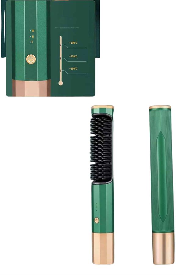 Üflemeli Saç Düzleştirici Fön Tarak Yüksek Isı Ayarlı İyon Özellikli - Görsel 4