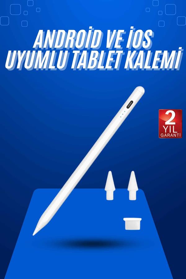 Dokunmatik Kalem Tablet Kalemi Çizim Stylus Kalem Yedek Uçlu - Görsel 2