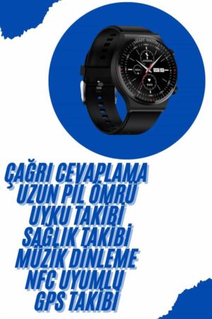 Akıllı Saat Yeni Nesil Üç Kordonlu Nabız Ölçer Çağrı Cevaplama