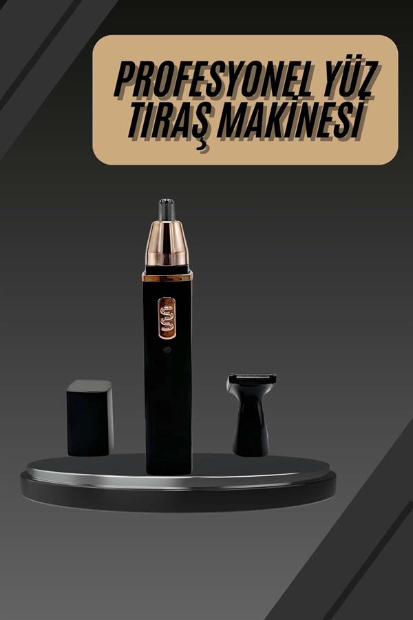 Burun Kulak Kıl Tüy Temizleme Ve Tıraş Makinesi Mini Paslanmaz Çelik - Görsel 2