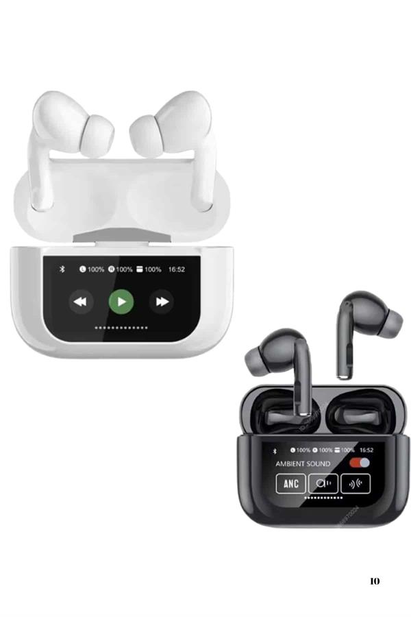 Dokunmatik Ekranlı Air Pro 2 ANC Kulaklık Kablosuz Çok Fonksiyonlu - Görsel 5