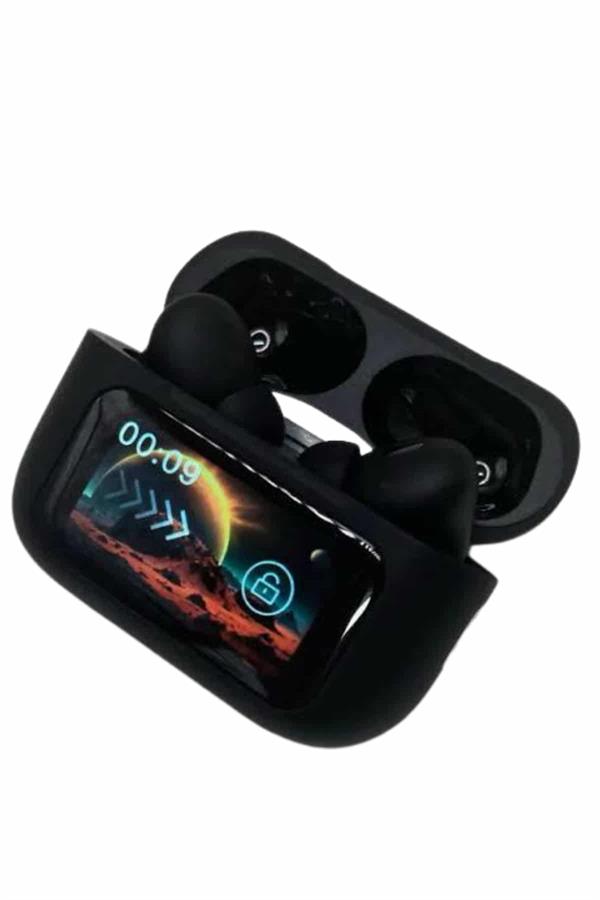 Kulak İçi Bluetooth Kulaklık Ekranlı Müzik Dinleme Çağrı Cevaplama Siyah - Görsel 4