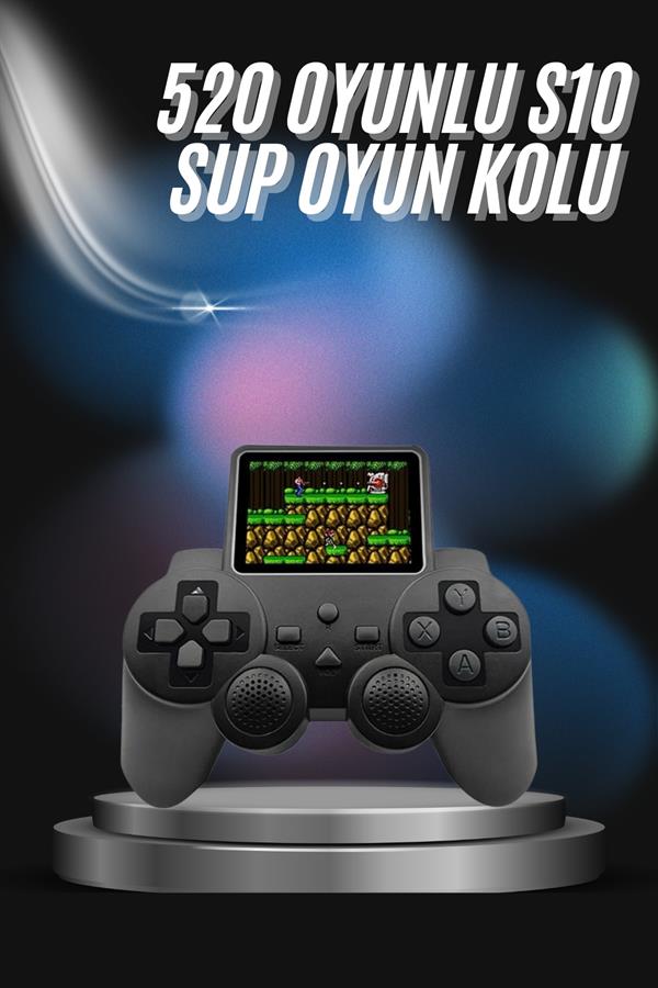 S10 Gamepad 520 Oyunlu Klasik Taşınabilir Retro Oyunlar Oyun Konsolu El Atarisi - Görsel 2